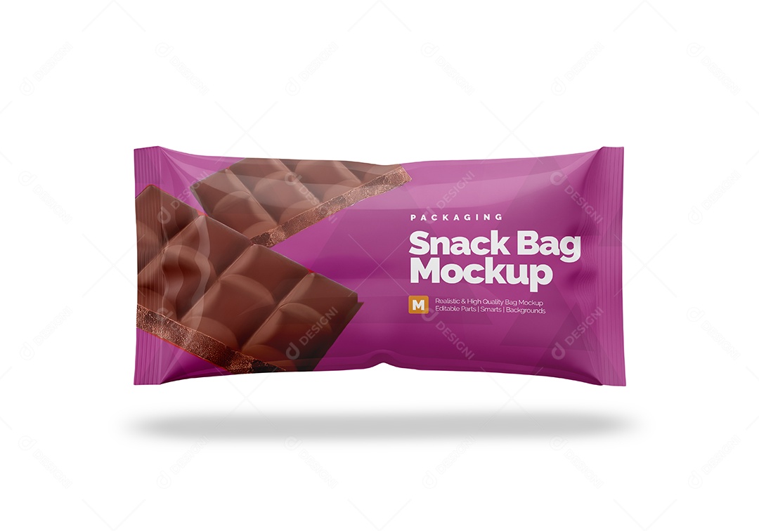 Barrinha de Doce PSD Editável Mockup