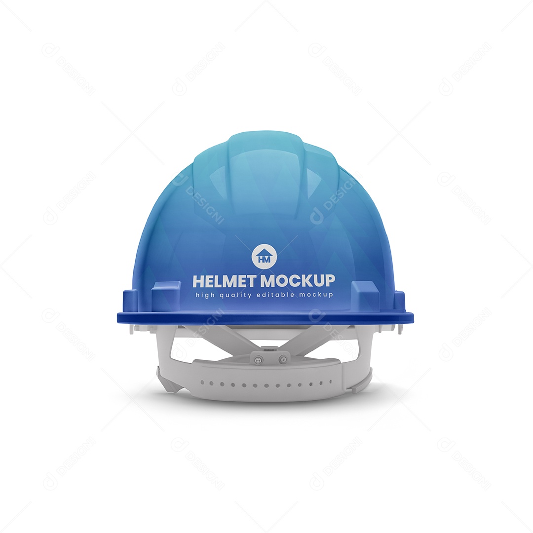 Capacete de Construção PSD Editável Mockup