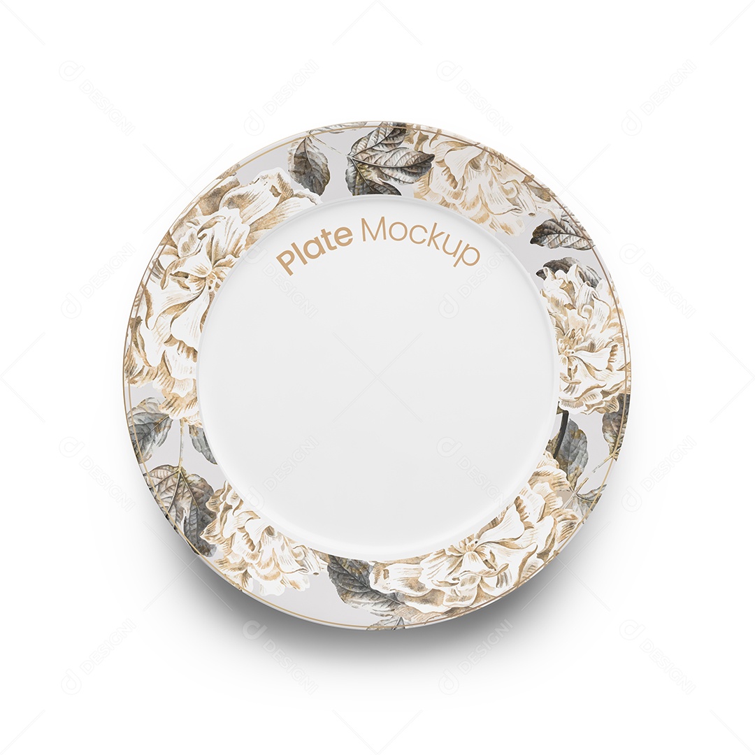 Prato Mockup PSD Editável