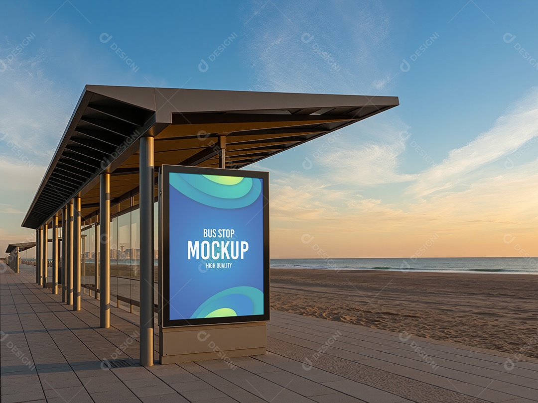 Mockup Anúncio Publicitário PSD Editável