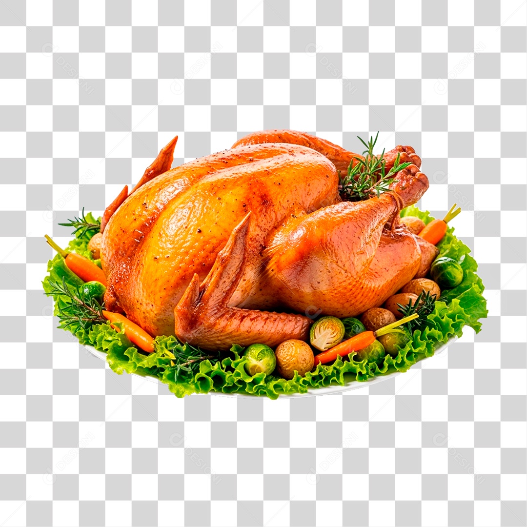 Frango Assado PNG Transparente