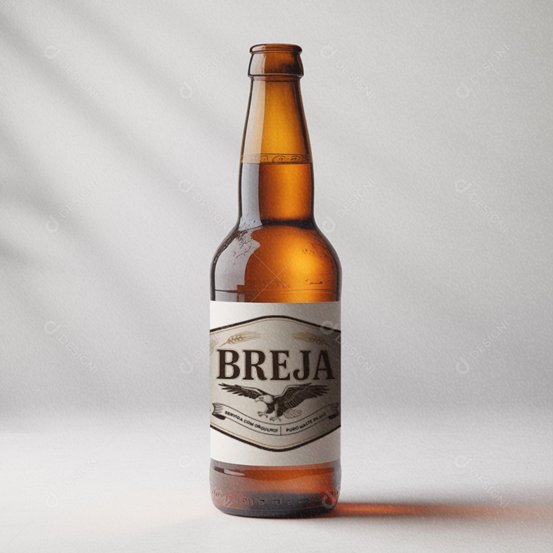Rótulo de Cerveja Breja AI + EPS Editável