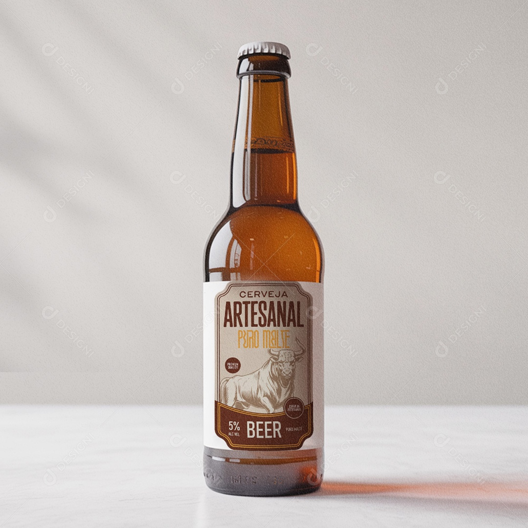 Rótulo de Cerveja AI + EPS Editável