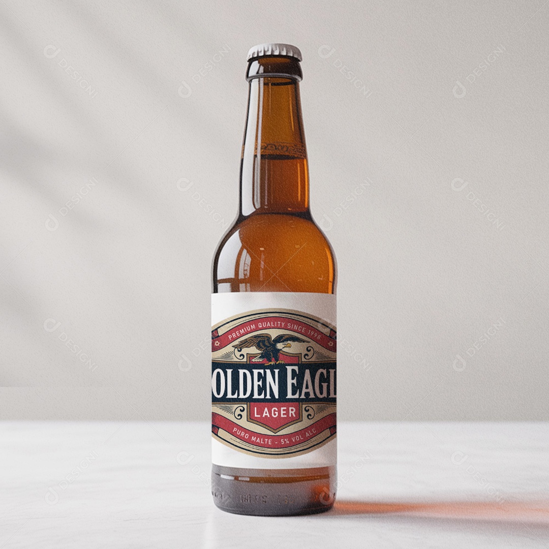 Rótulo de Cerveja AI + EPS Editável