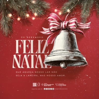Feliz Natal 25 de Dezembro Social Media PSD Editável