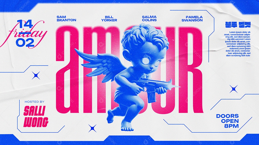 Banner Flyer Próximos Shows Friday Social Media PSD Editável