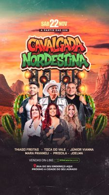 Cavalga Nordestina Sab 22 Nov A Partir das 22h PSD Editável