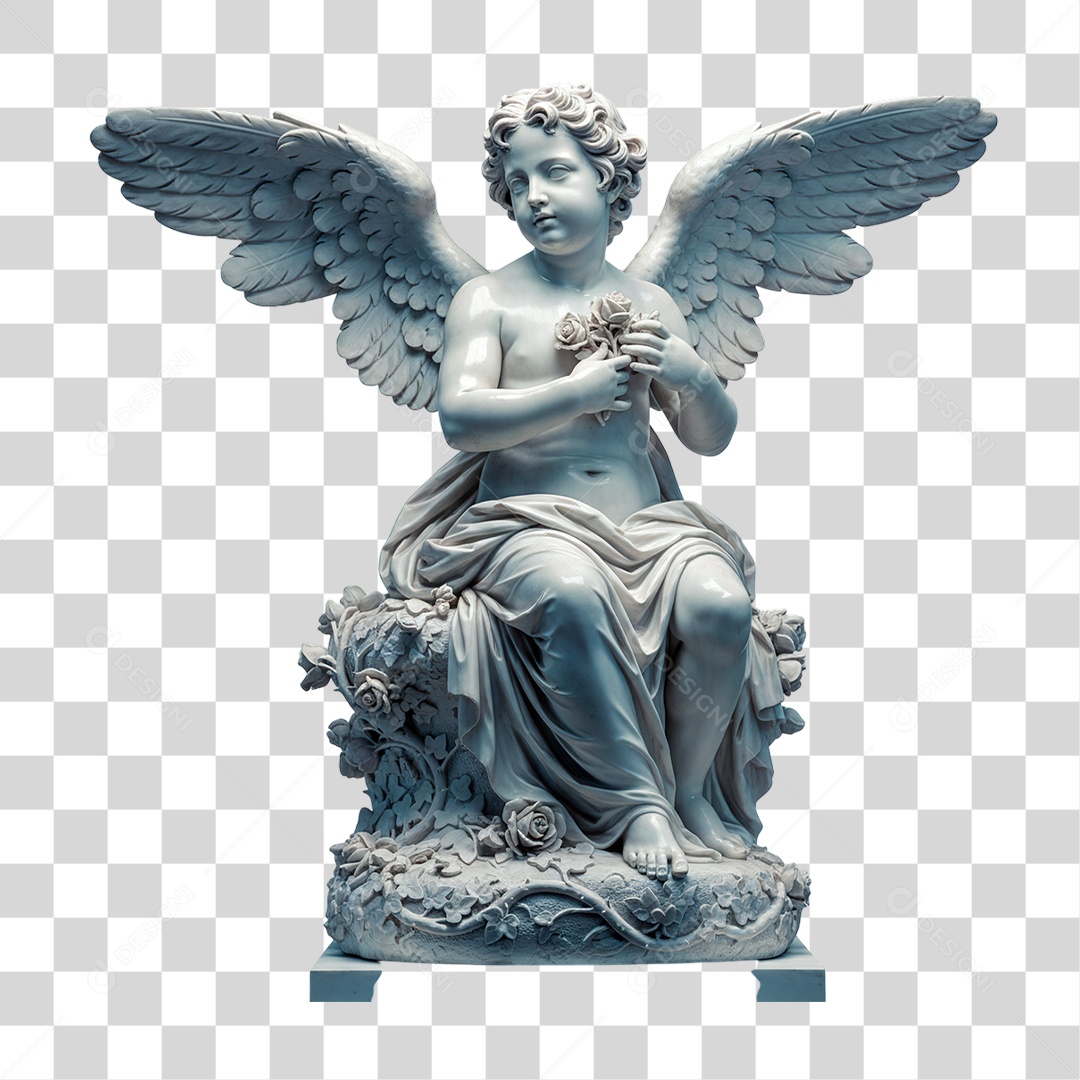 Estátua de Anjo PNG Transparente