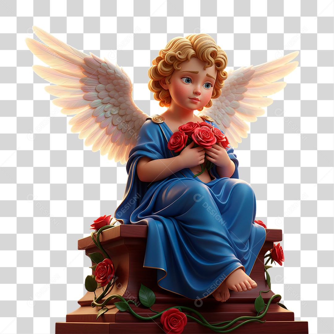 Estátua de Anjo PNG Transparente