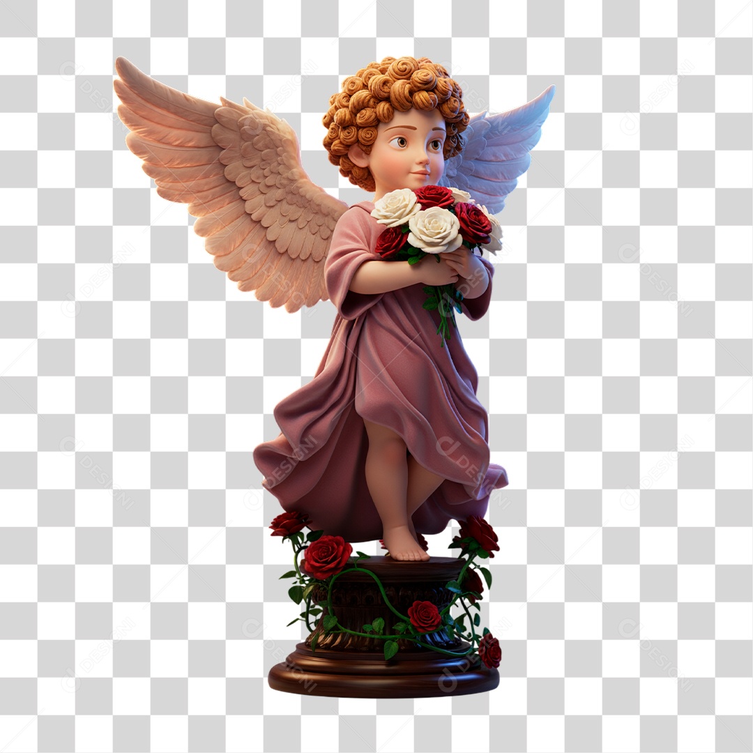 Estátua de Anjo PNG Transparente