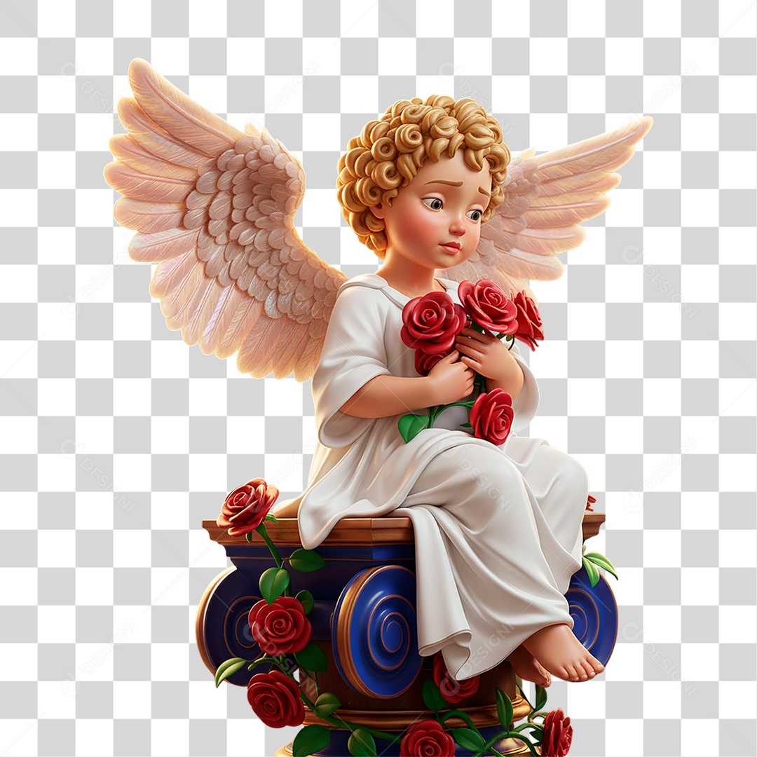 Estátua de Anjo PNG Transparente