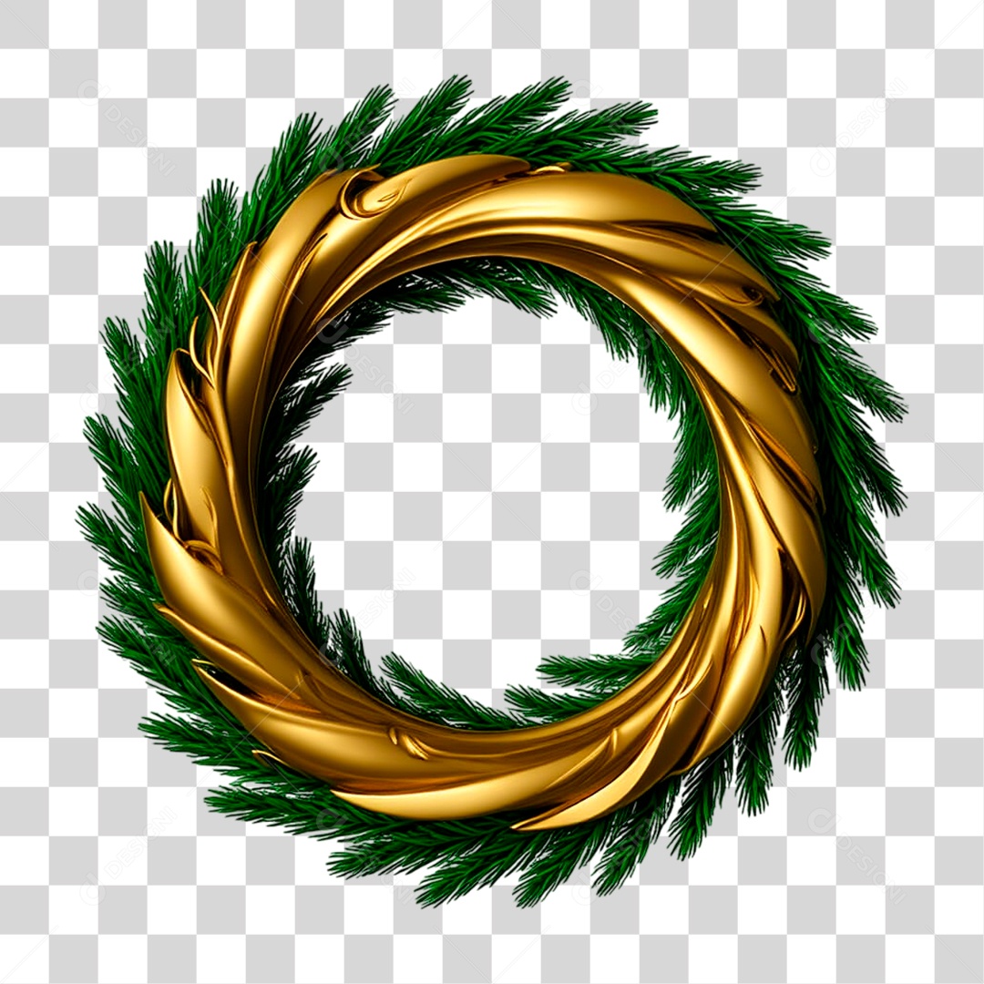 Guirlanda de Natal PNG Transparente