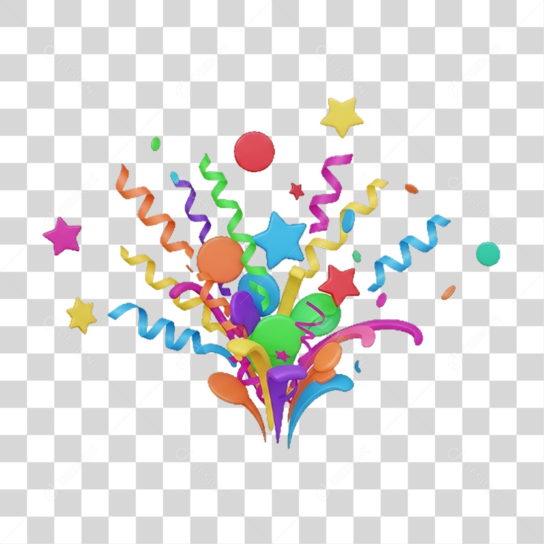 Decorações Enfeites para o Carnaval PNG Transparente