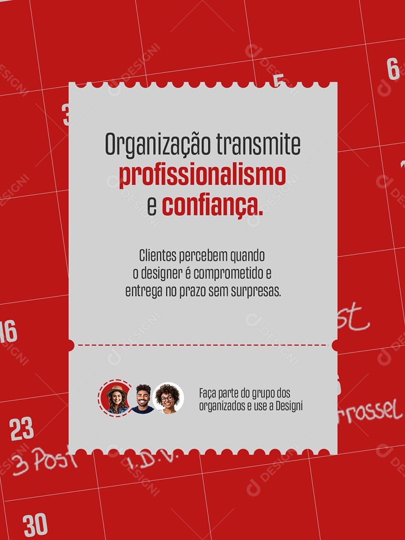 Marketing Digital Organização Transmite Profissionalismo e Confiança Social Media PSD Editável
