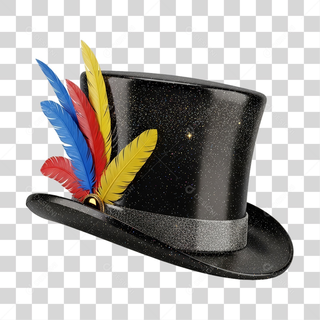 Chapéu Decorações Enfeites para o Carnaval PNG Transparente