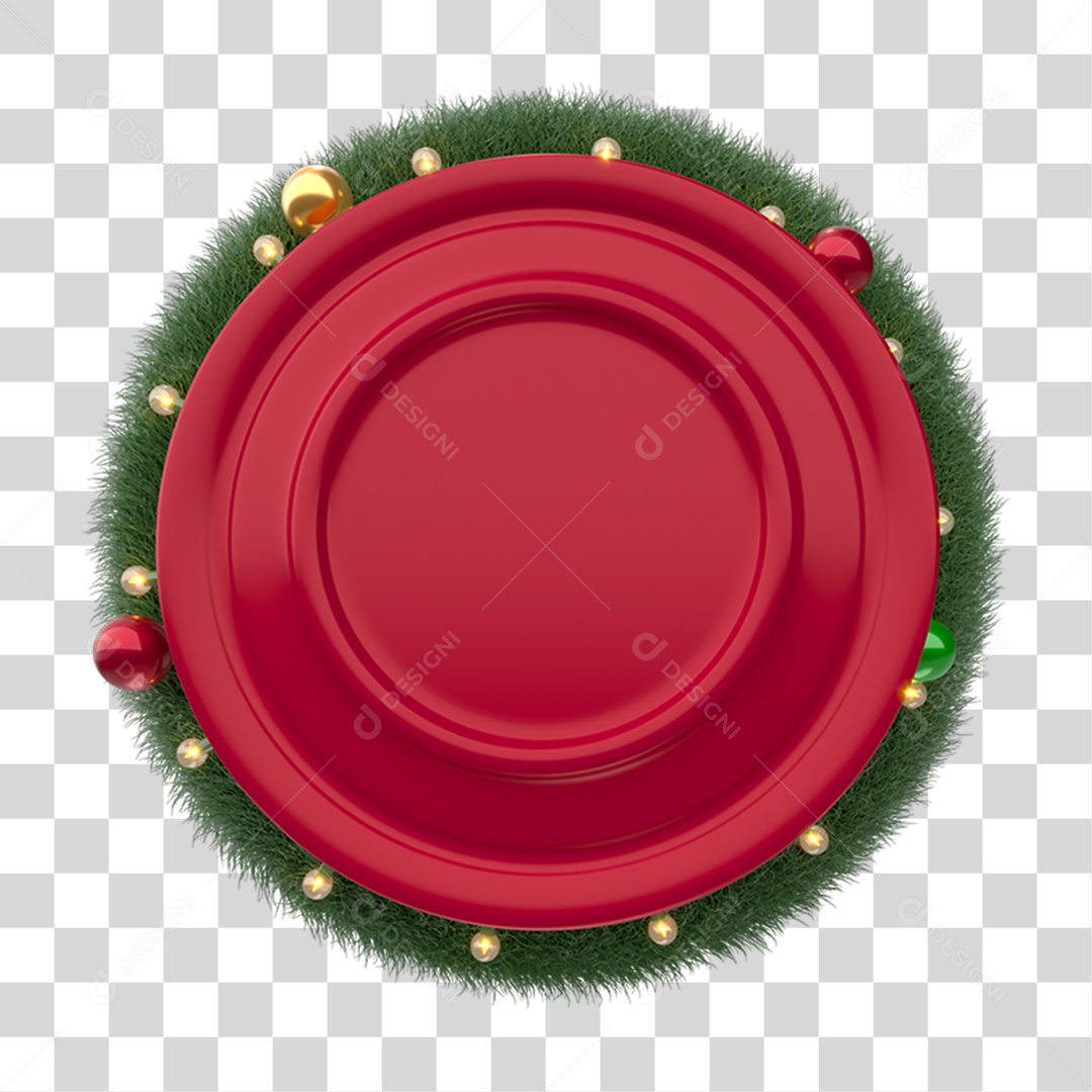 Placa Redonda PNG Transparente