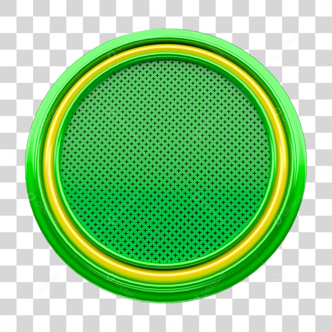 Placa Redonda PNG Transparente