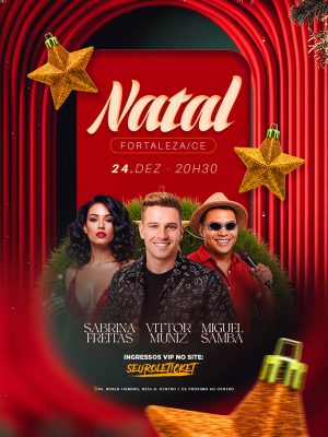 Flyer Próximos Shows Natal Social Media PSD Editável