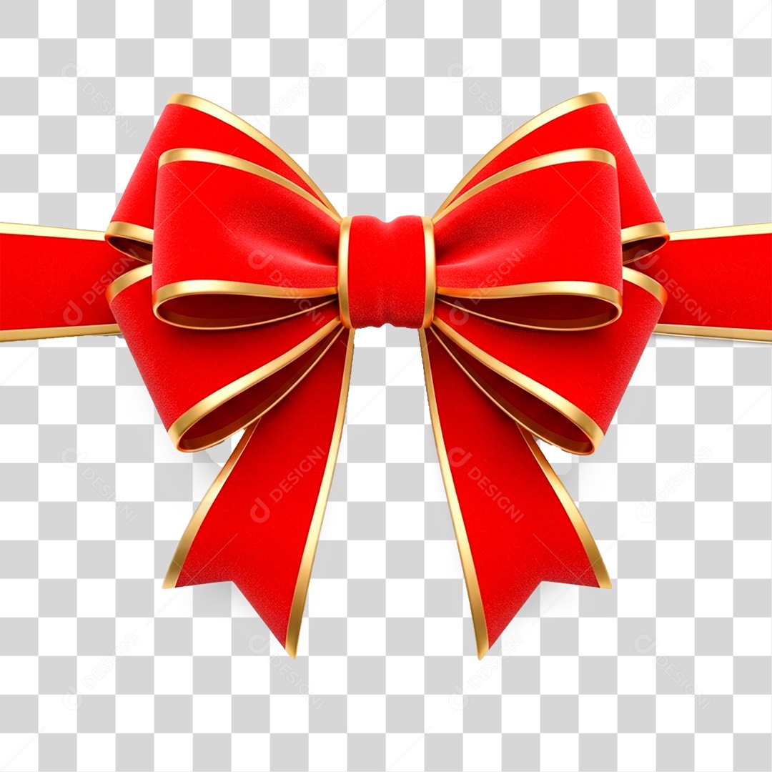 Laço Vermelho PNG Transparente