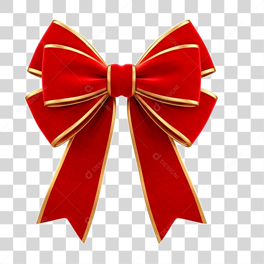 Laço Vermelho PNG Transparente