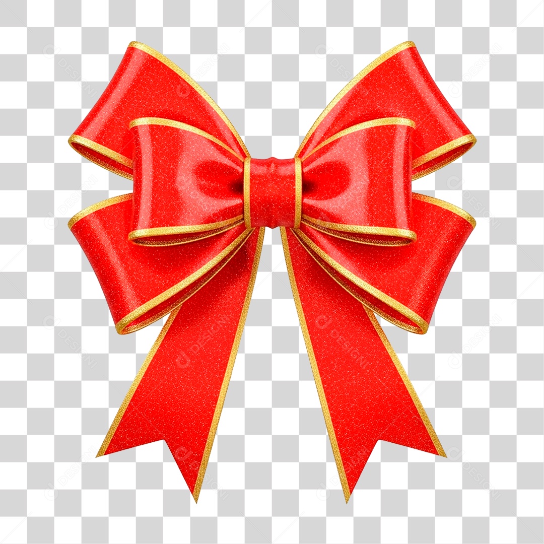 Laço Vermelho PNG Transparente