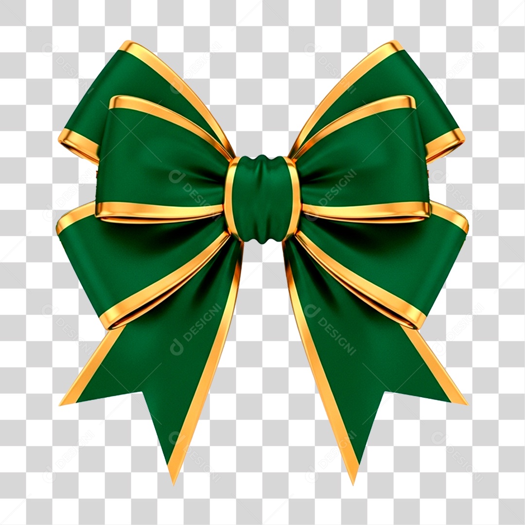 Laço Verde PNG Transparente