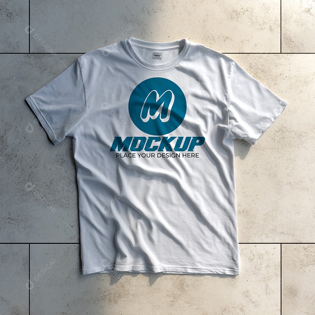 Mockup de Camiseta Masculina PSD Editável