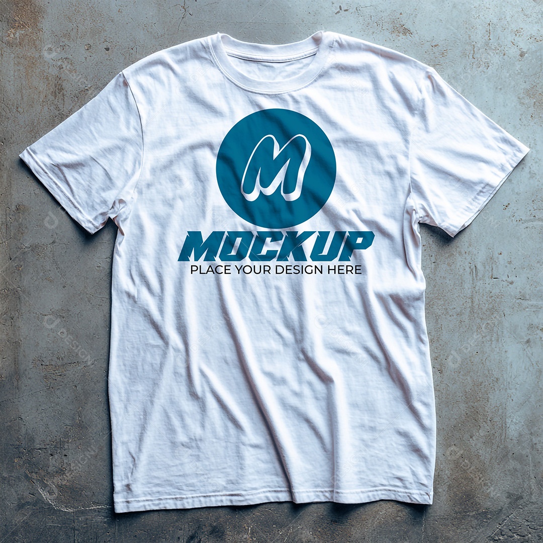 Mockup de Camiseta Masculina PSD Editável