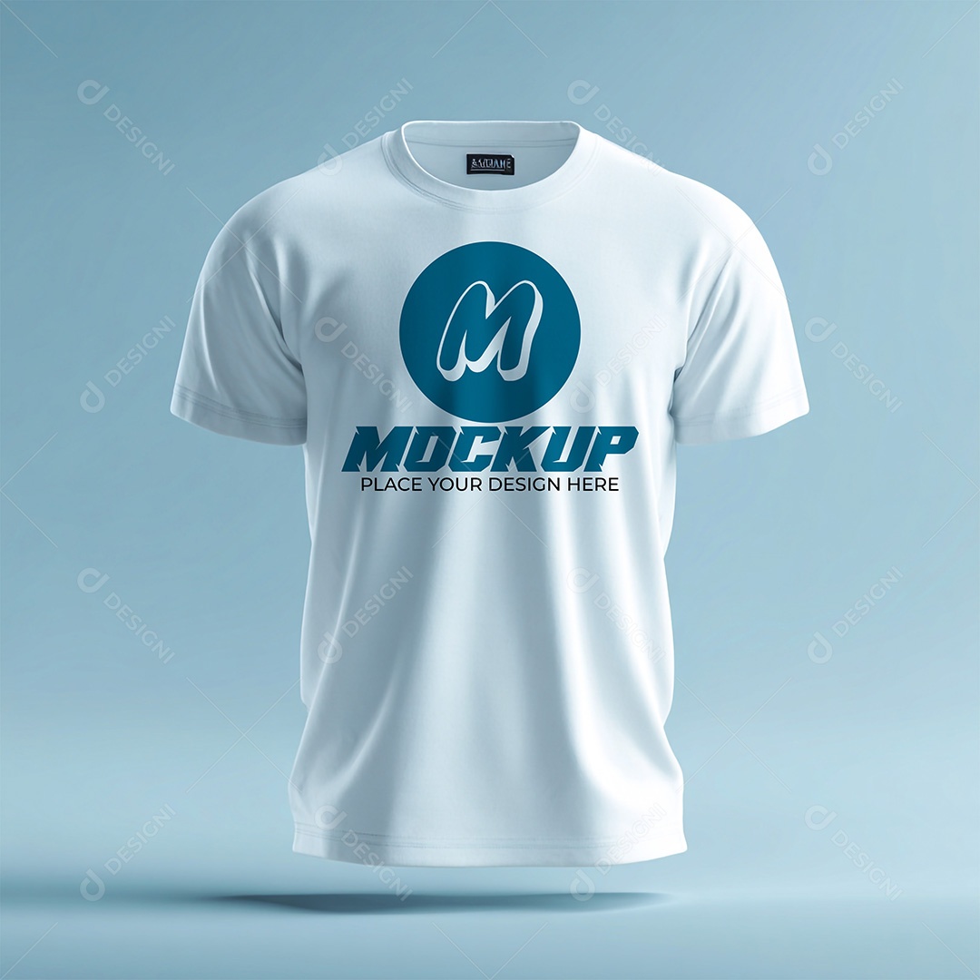 Mockup de Camiseta Masculina PSD Editável