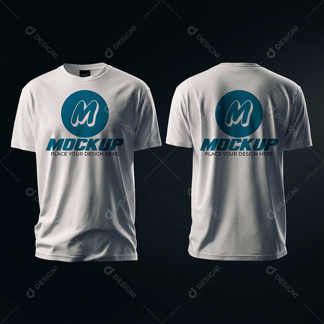 Mockup de Camiseta Masculina PSD Editável