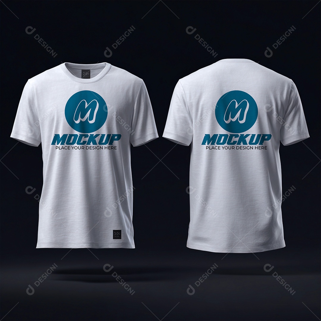 Mockup de Camiseta Masculina PSD Editável