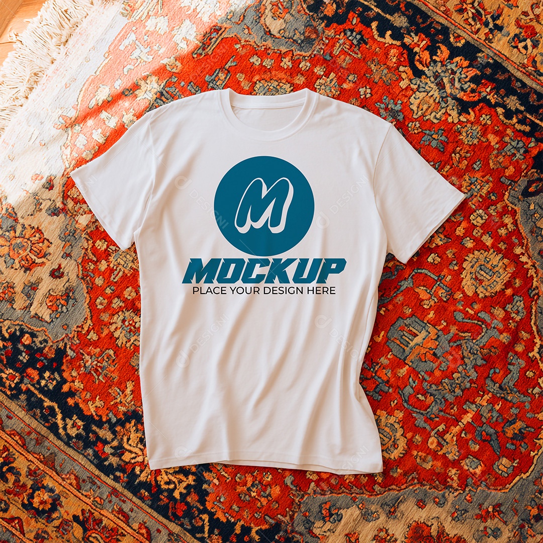 Mockup de Camiseta Masculina PSD Editável