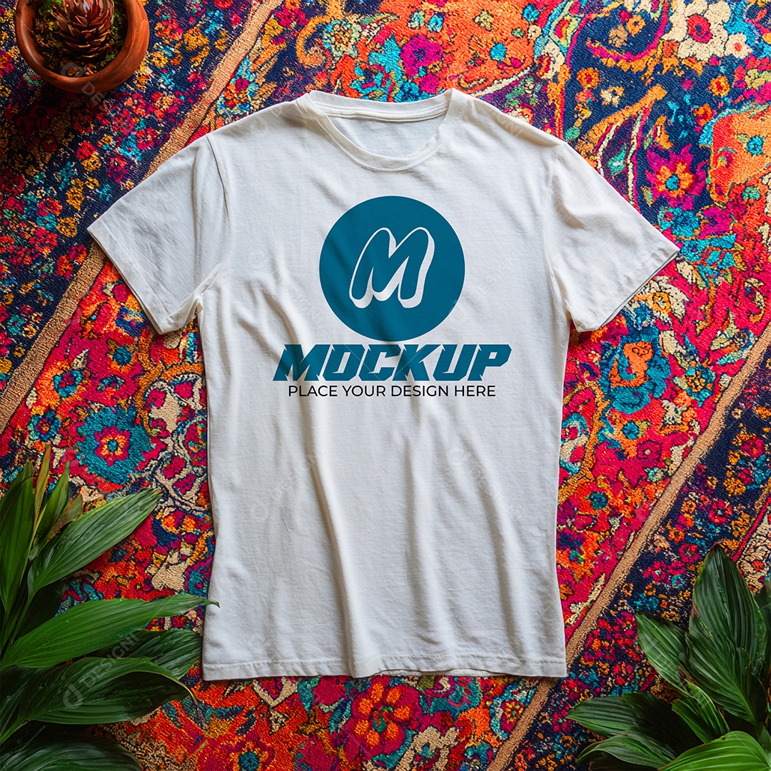 Mockup de Camiseta Masculina PSD Editável