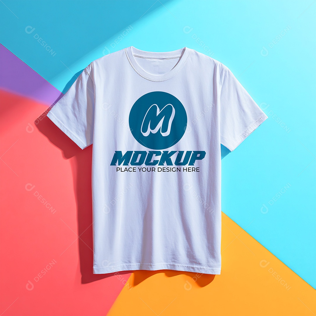 Mockup de Camiseta Masculina PSD Editável