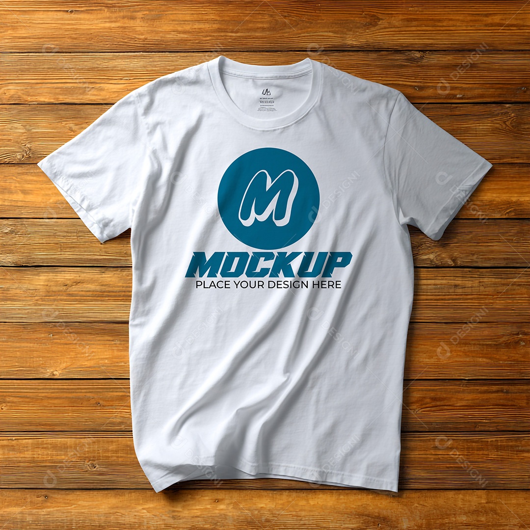 Mockup de Camiseta Masculina PSD Editável