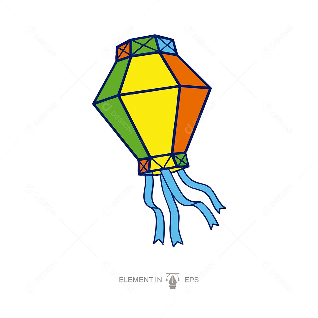 Elemento São João EPS Editável