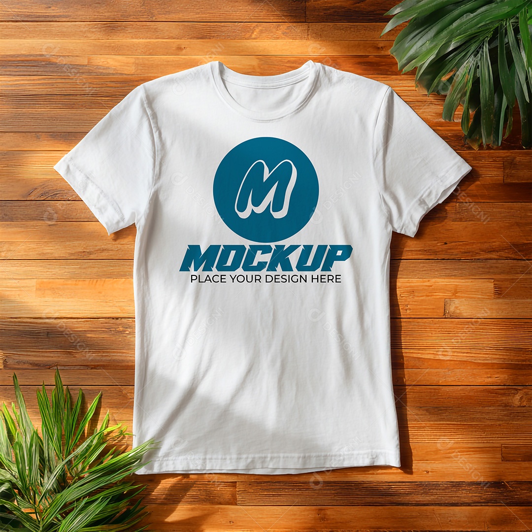 Mockup de Camiseta Masculina PSD Editável