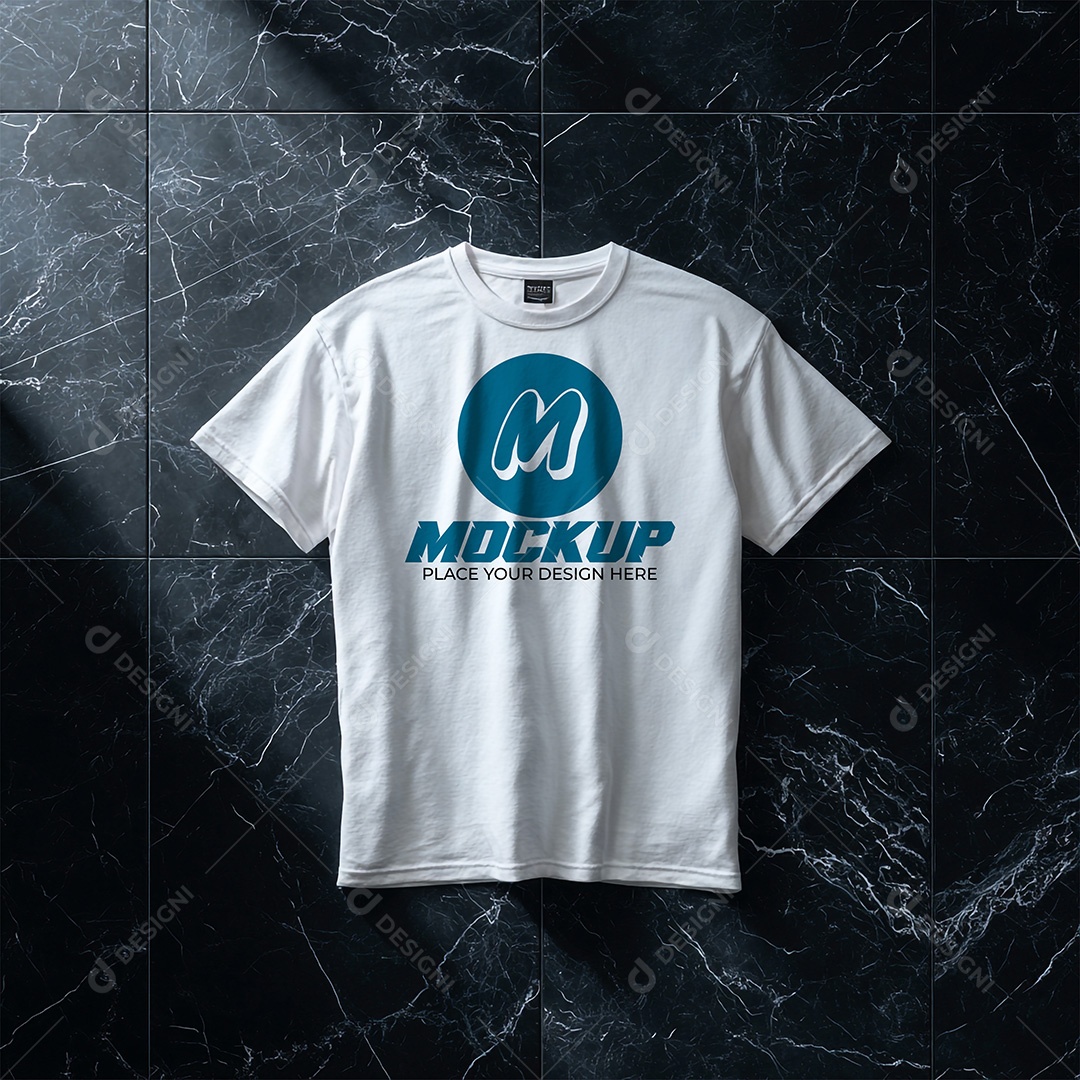 Mockup de Camiseta Masculina PSD Editável