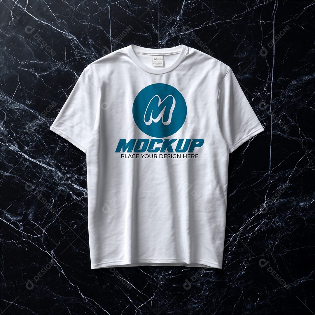 Mockup de Camiseta Masculina PSD Editável