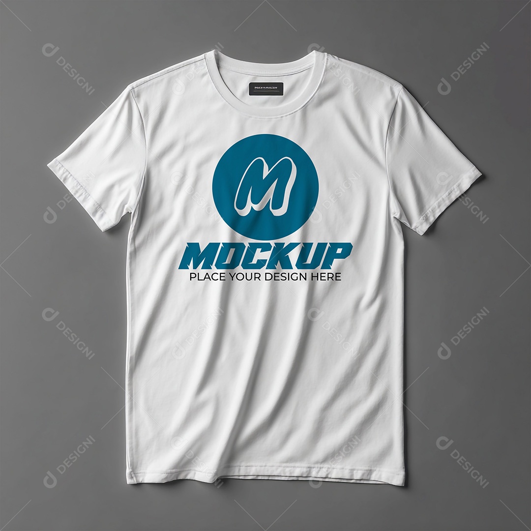 Mockup de Camiseta Masculina PSD Editável