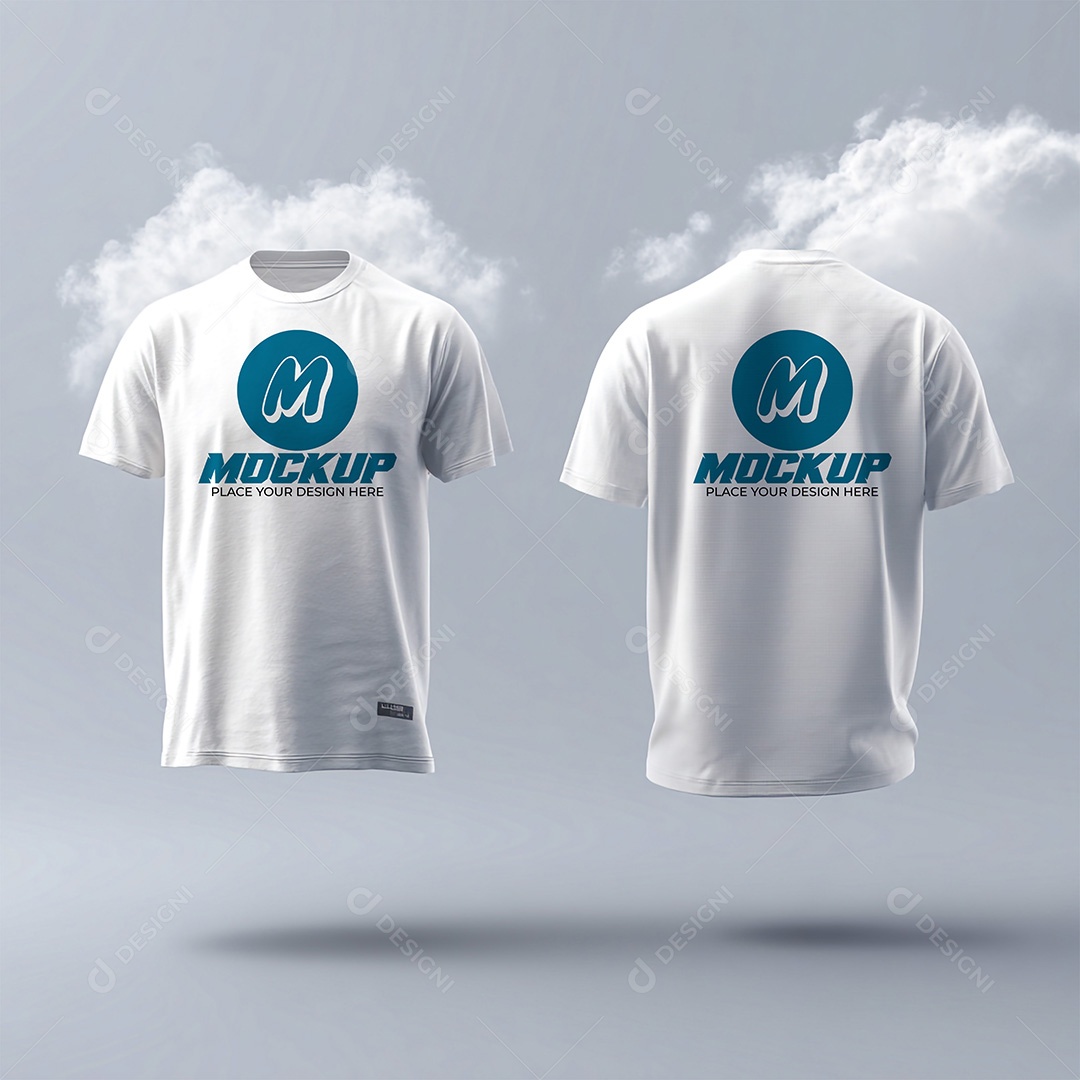 Mockup de Camiseta Masculina PSD Editável
