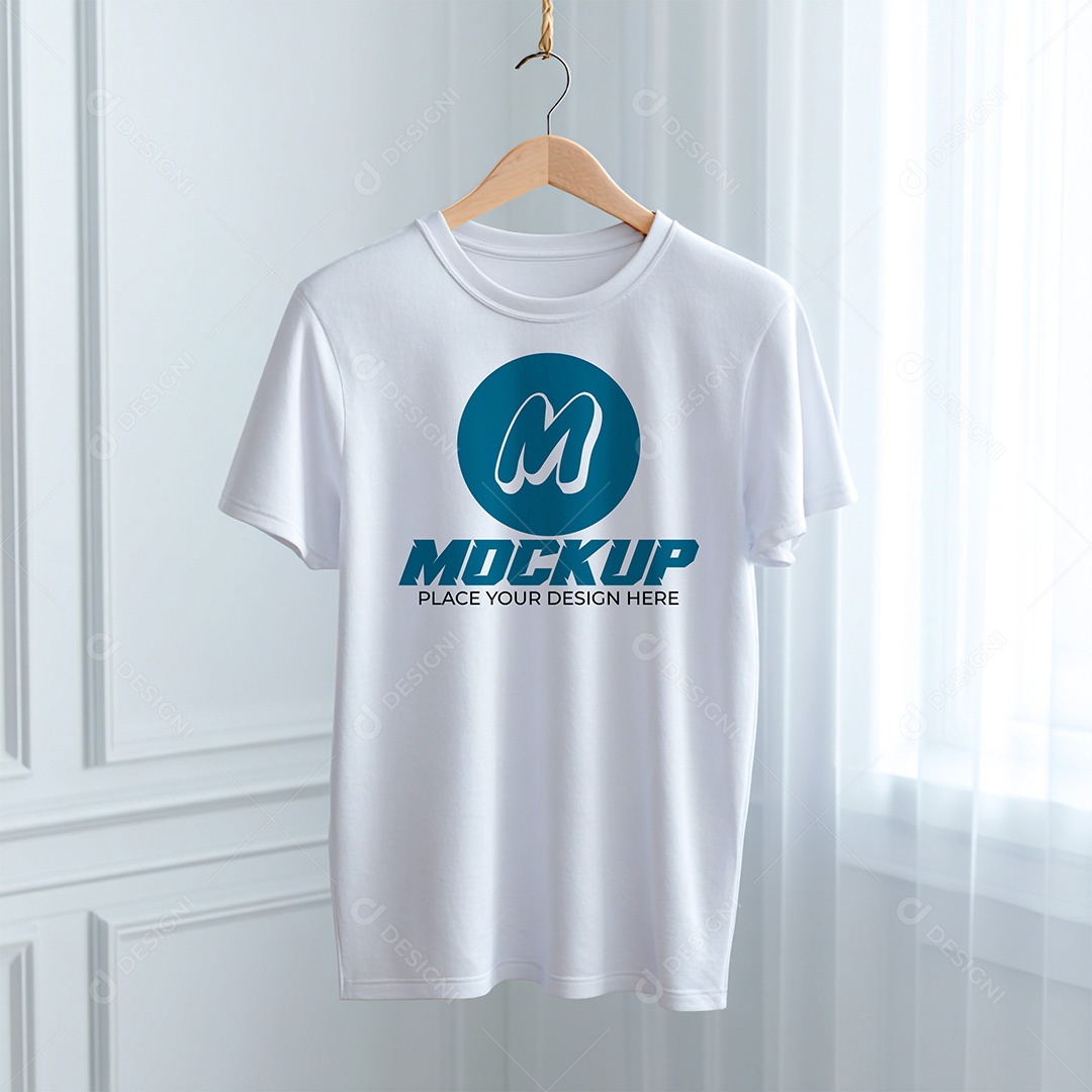 Mockup de Camiseta Masculina PSD Editável