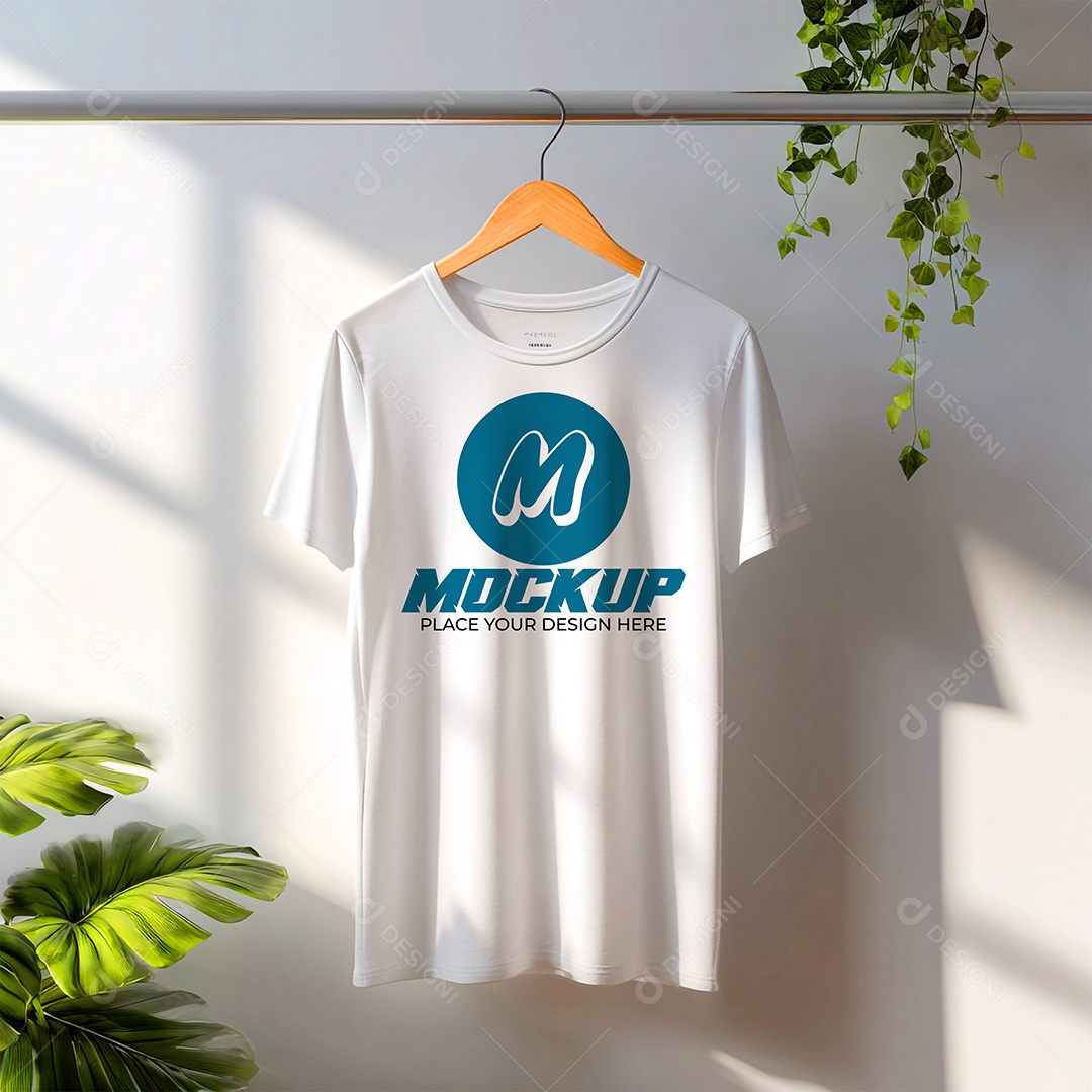 Mockup de Camiseta Masculina PSD Editável