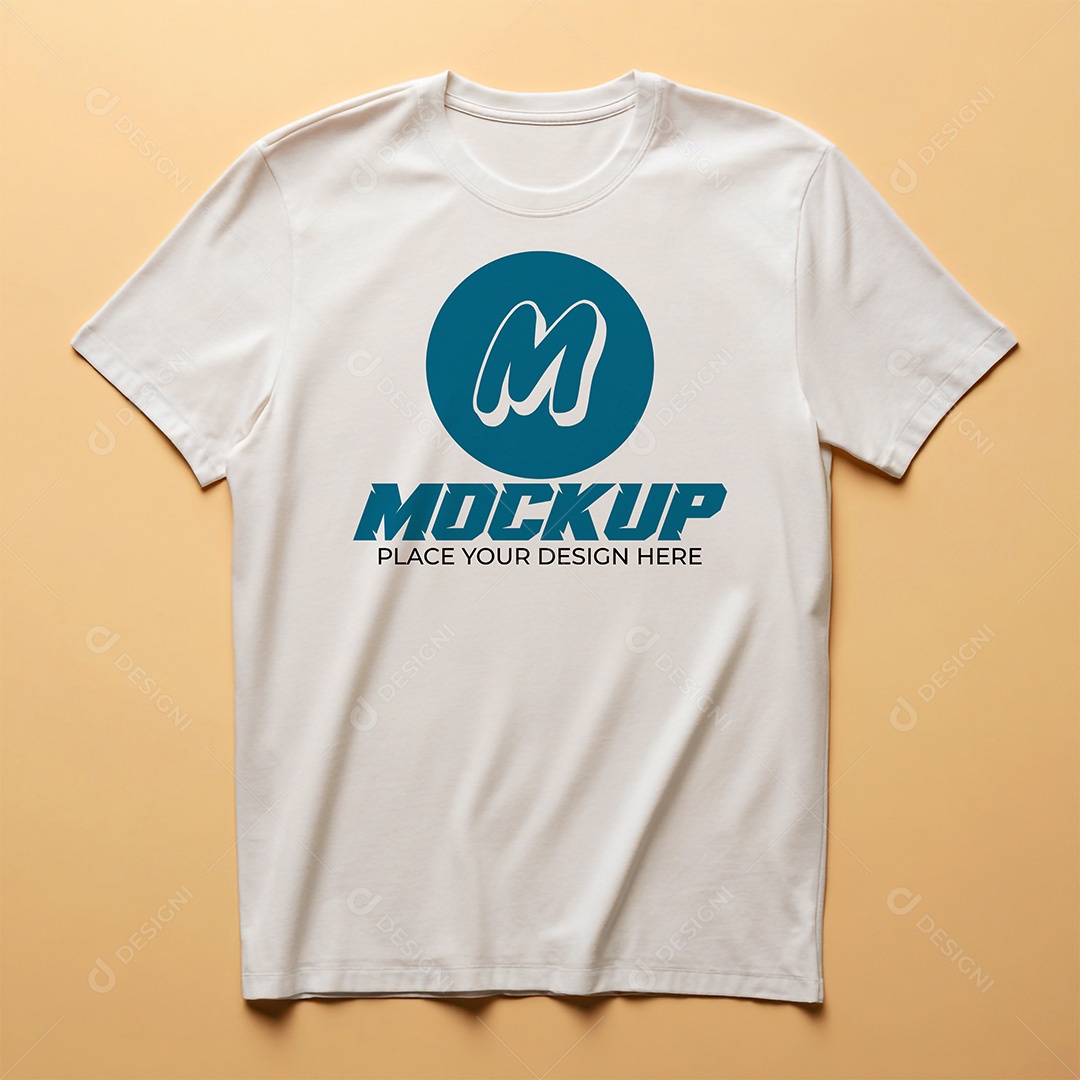 Mockup de Camiseta Masculina PSD Editável