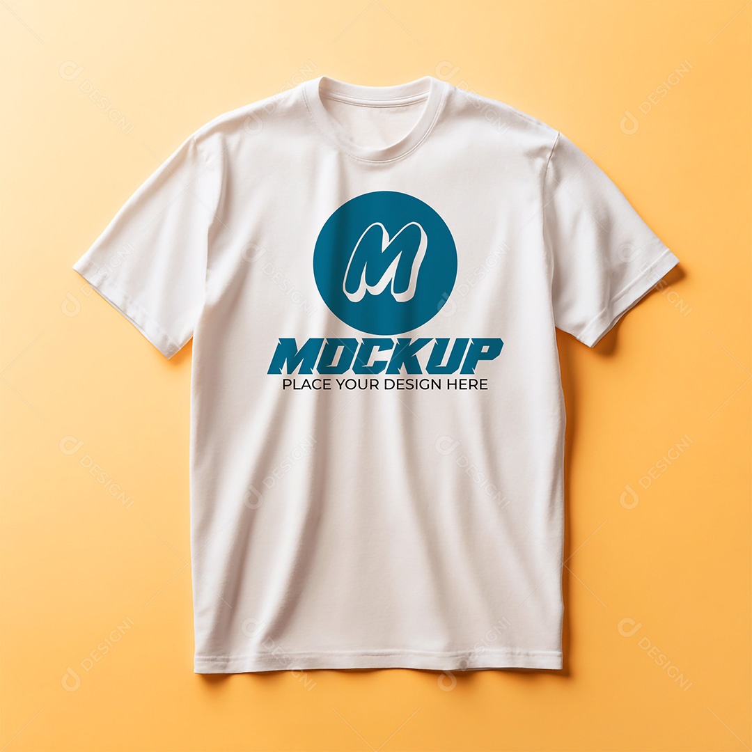 Mockup de Camiseta Masculina PSD Editável