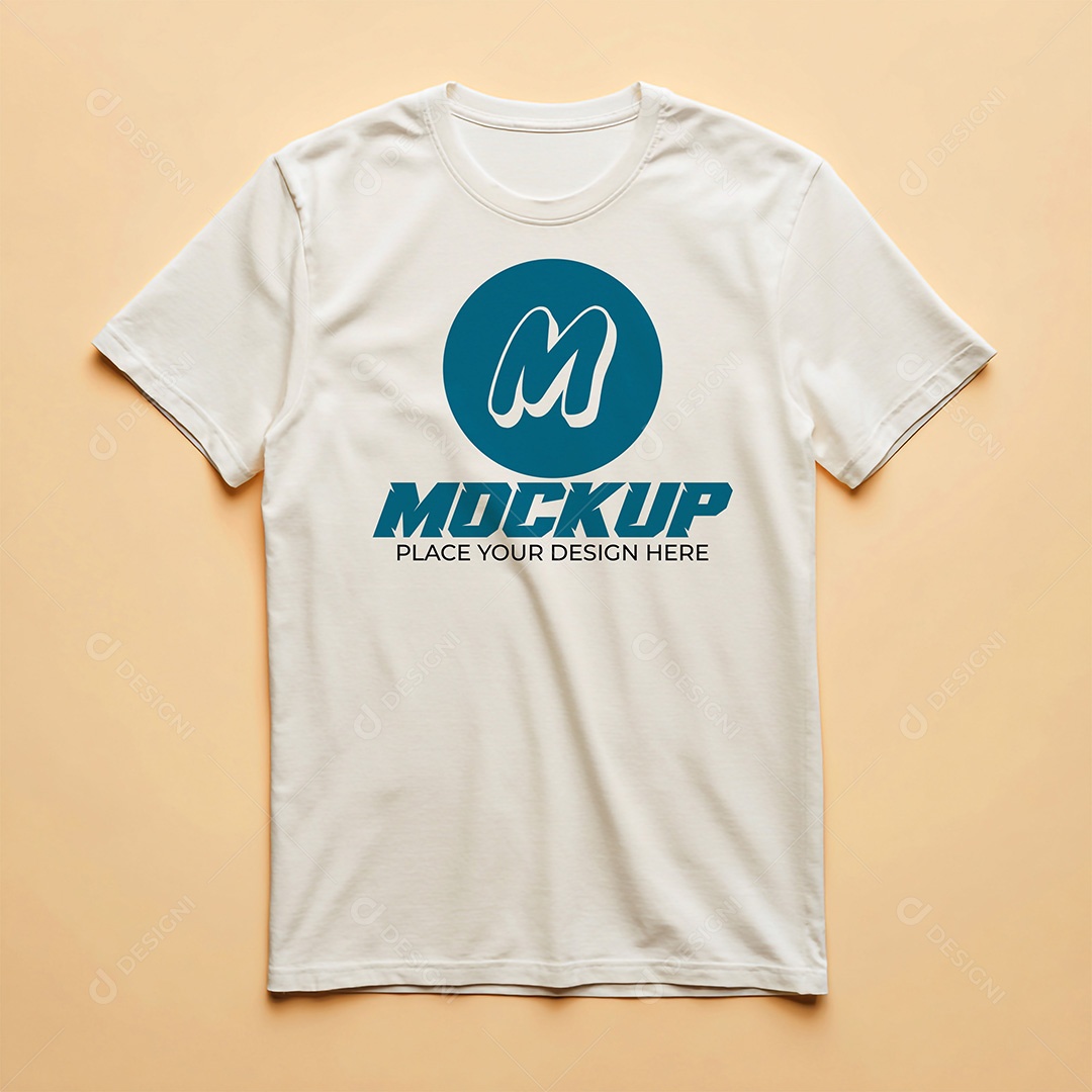 Mockup de Camiseta Masculina PSD Editável