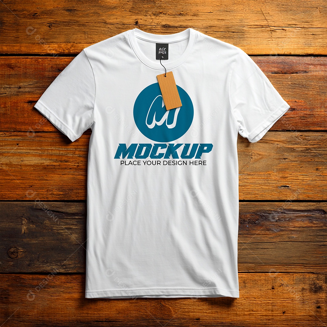 Mockup de Camiseta Masculina PSD Editável