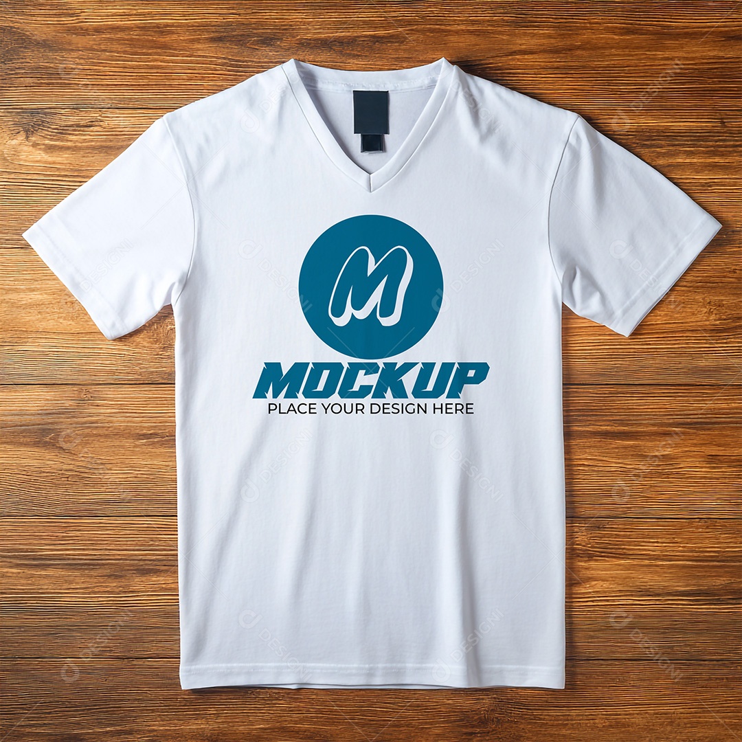 Mockup de Camiseta Masculina PSD Editável