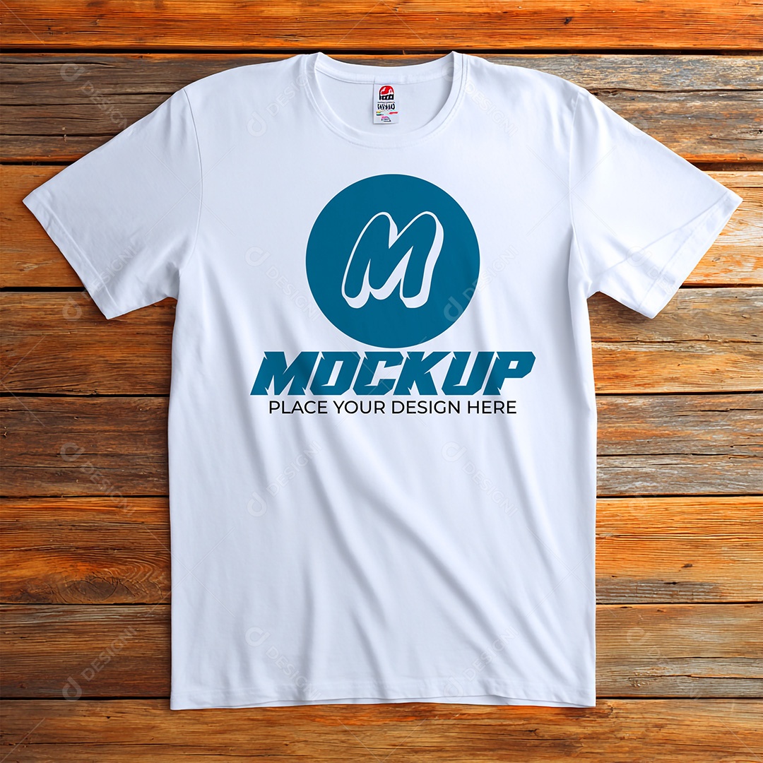 Mockup de Camiseta Masculina PSD Editável