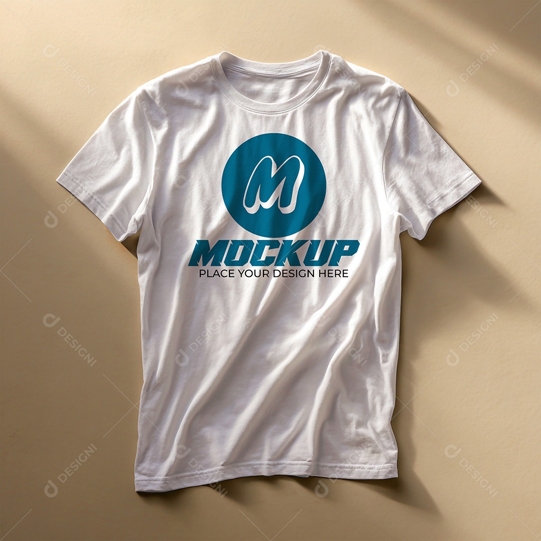 Mockup de Camiseta Masculina PSD Editável